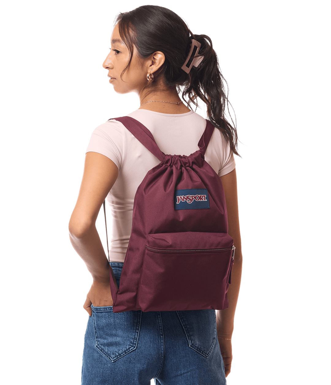 Jansport Draw Sack Cherry Lacquer - Model