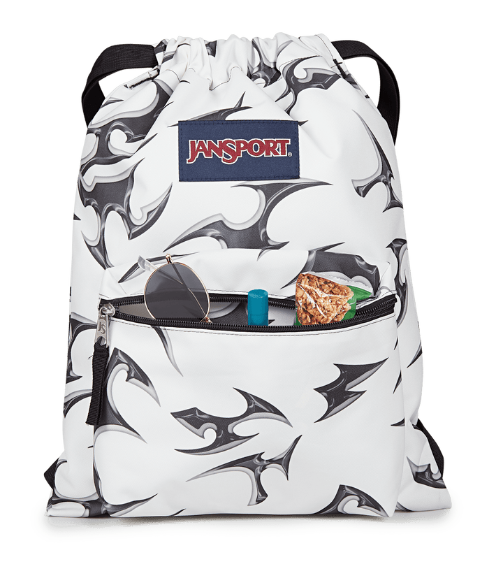 Jansport Draw Sack Cyber Silver White - Det3