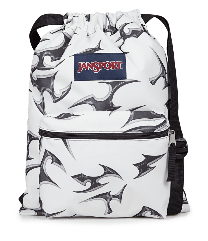 Jansport Draw Sack Cyber Silver White - Front