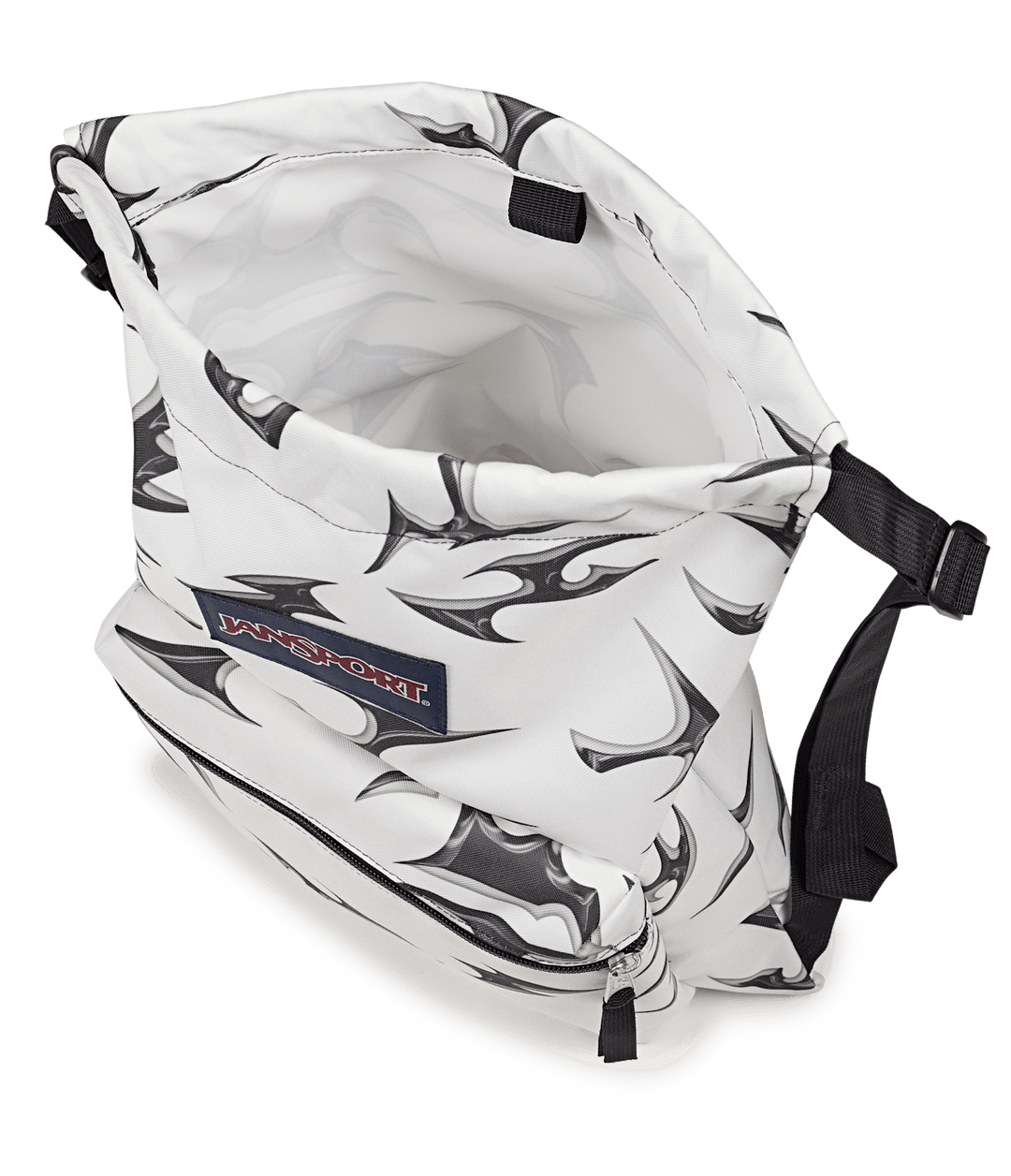 Jansport Draw Sack Cyber Silver White - Interior