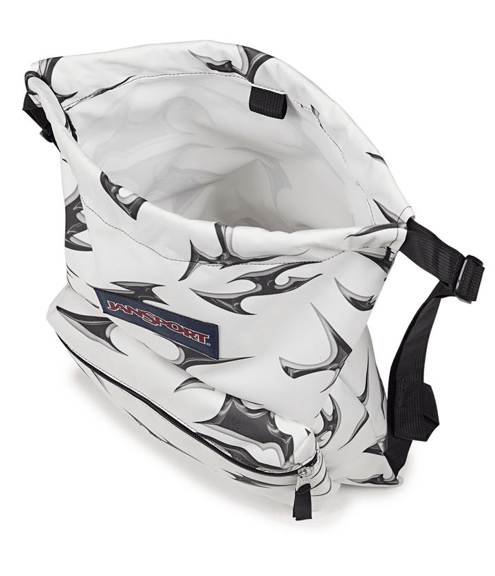Jansport Draw Sack Cyber Silver White - Interior