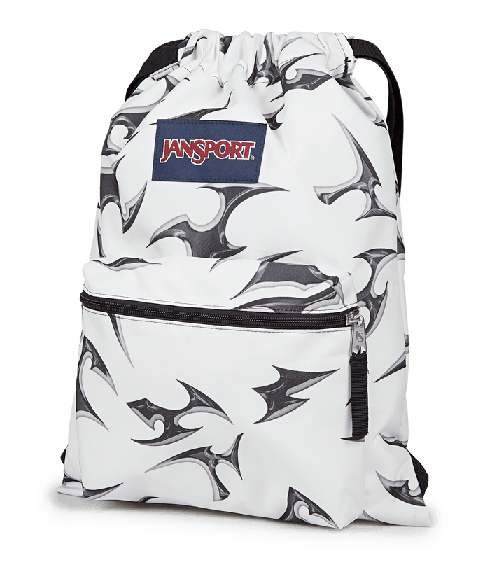Jansport Draw Sack Cyber Silver White - Side