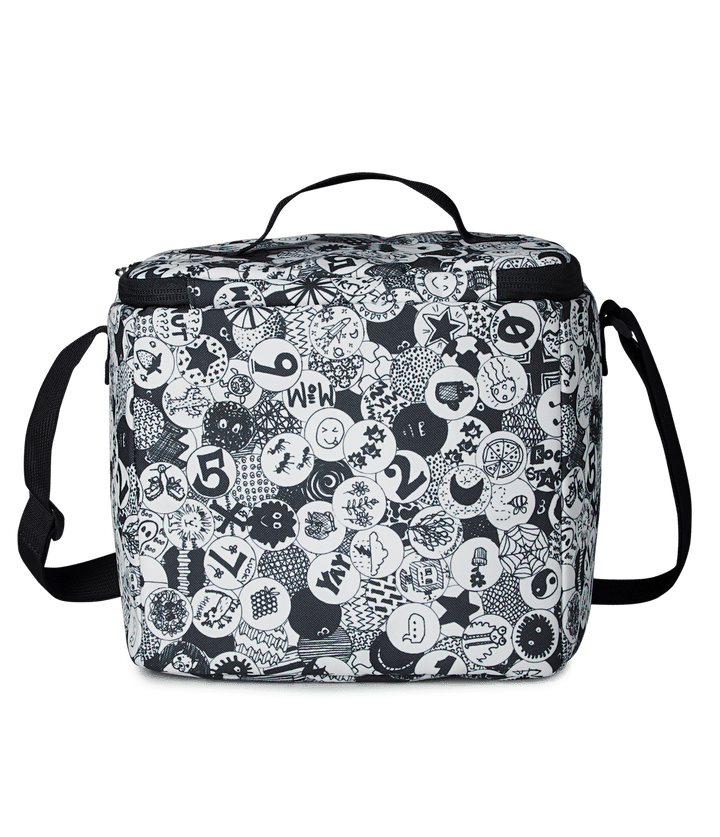 Jansport Super Snack Doodle Dots Black/white/grey - Back