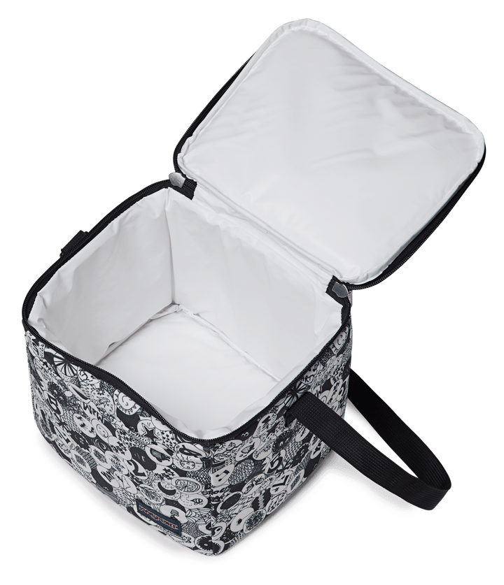 Jansport Super Snack Doodle Dots Black/white/grey - Interior