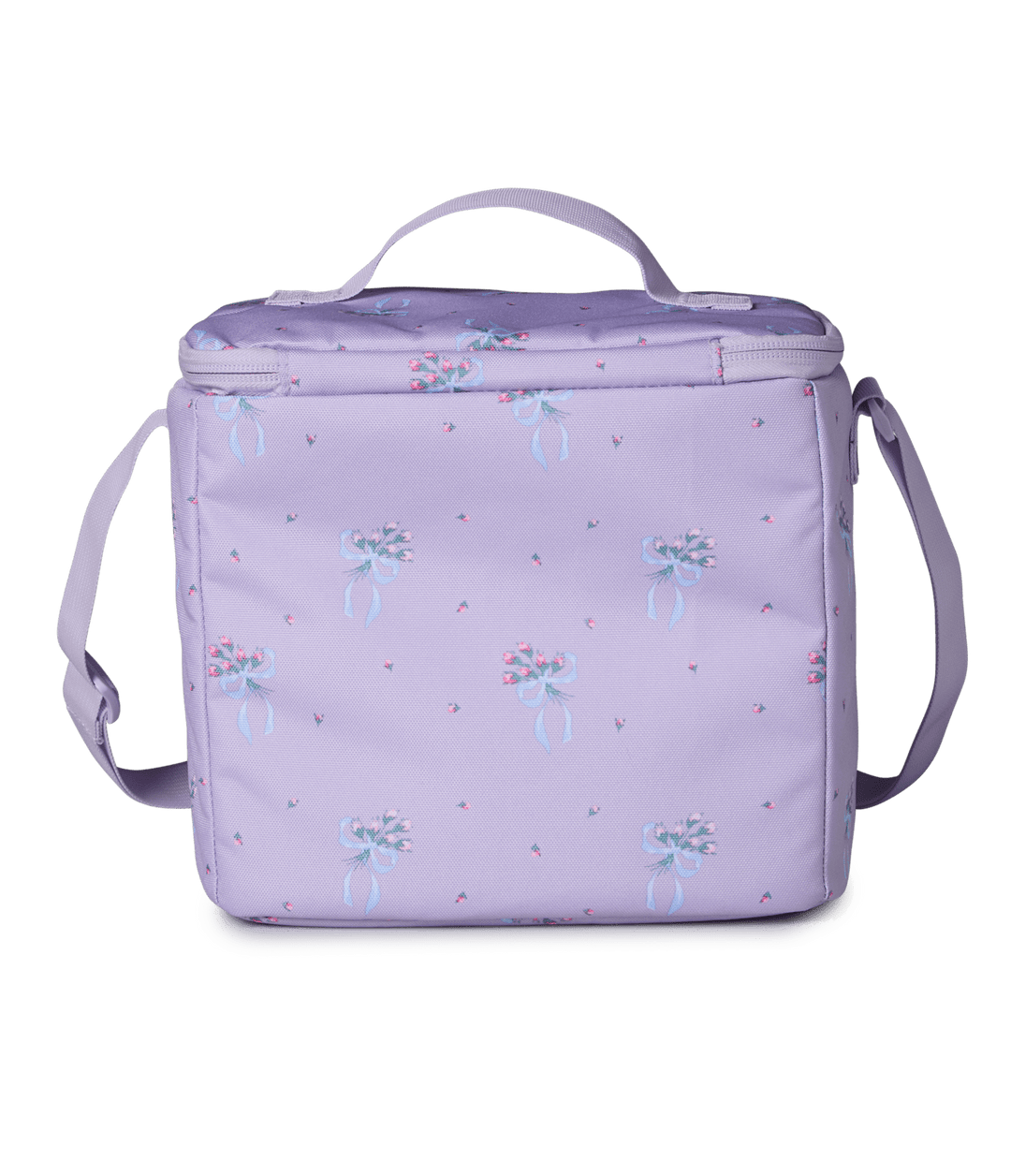 Jansport Super Snack Doodle Pastel Petals Lilac/blue/pink/green - Back