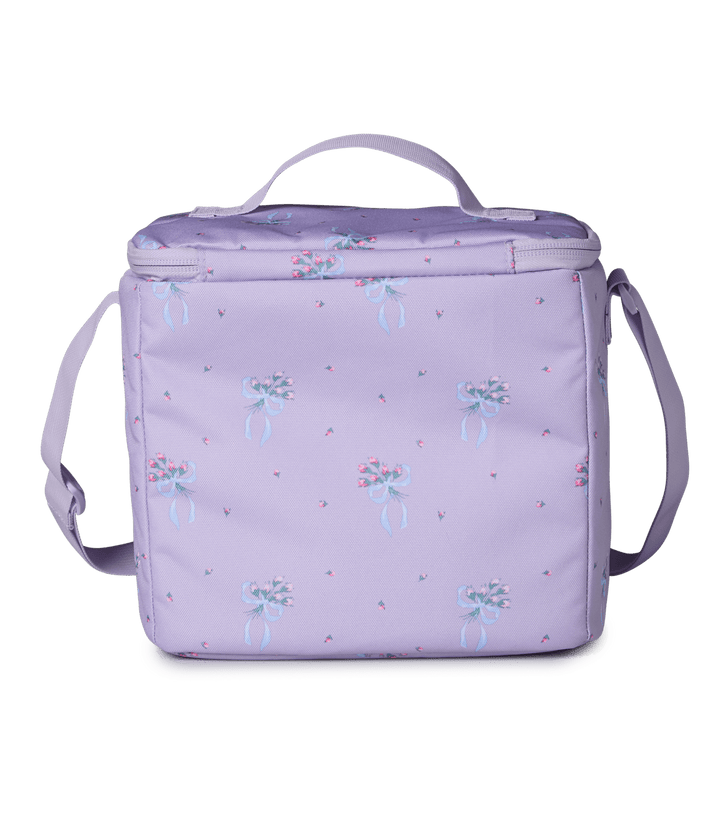 Jansport Super Snack Doodle Pastel Petals Lilac/blue/pink/green - Back