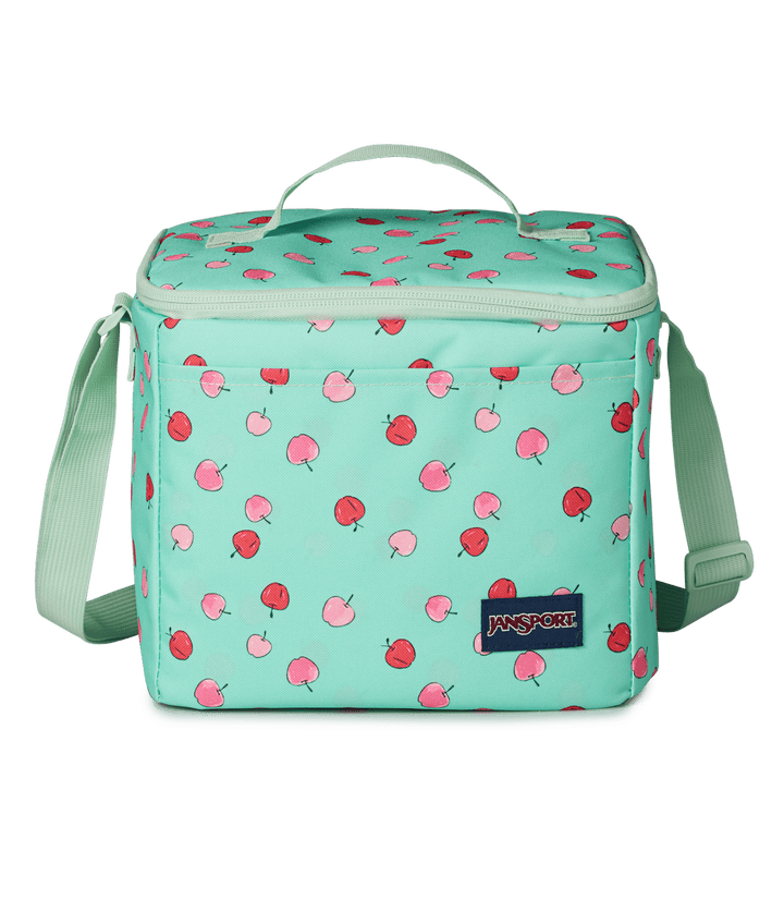 Jansport Super Snack Doodle Apple Orchard Magic Mint/pink/red - Front