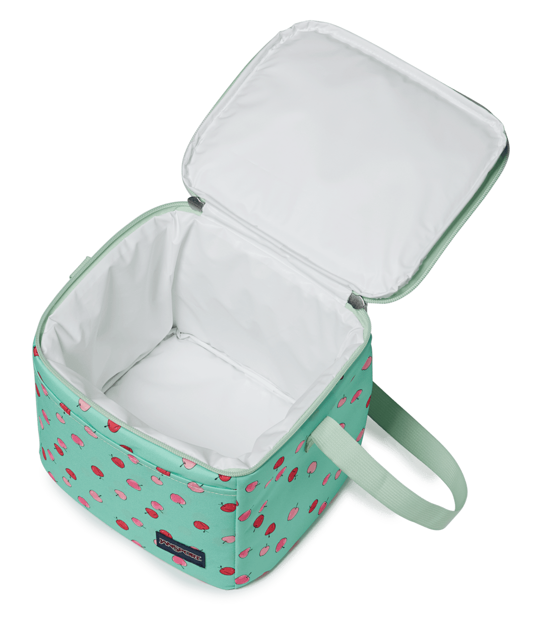 Jansport Super Snack Doodle Apple Orchard Magic Mint/pink/red - Interior