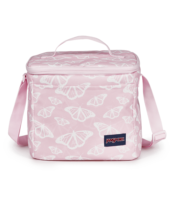 Jansport Super Snack Pink Ice White - Front