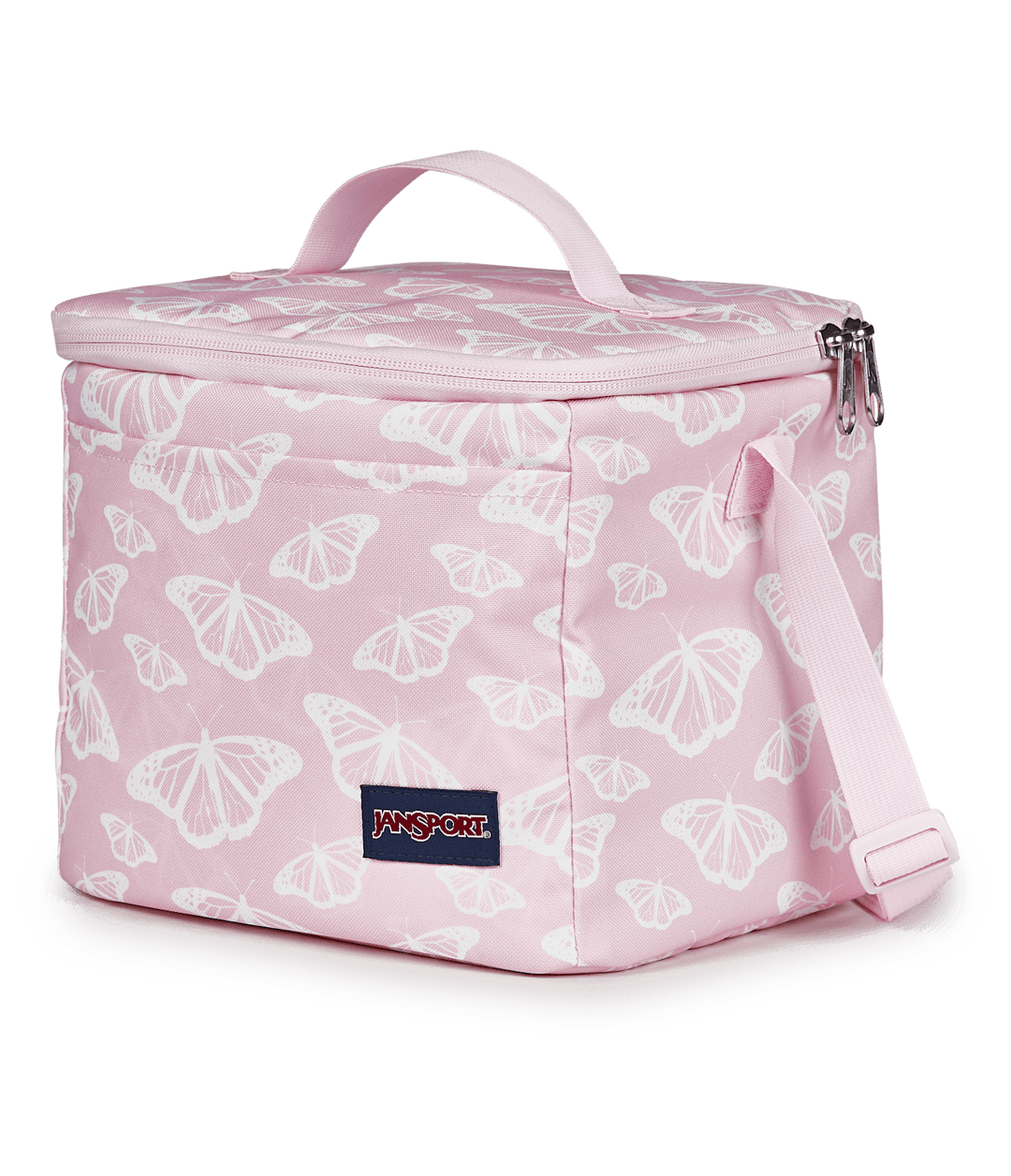 Jansport Super Snack Pink Ice White - Side