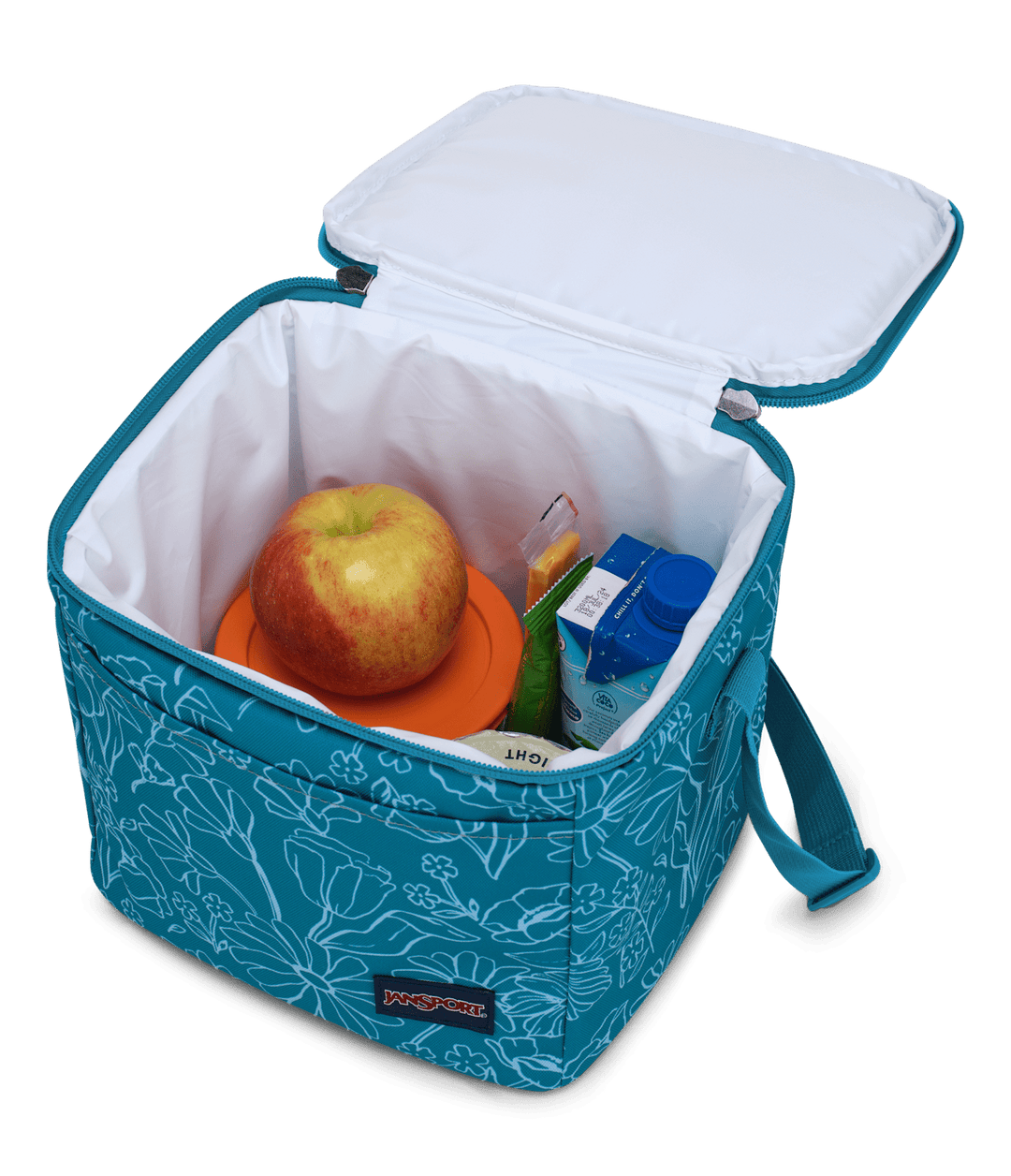 Jansport Super Snack Delightful Daisies Green - Det3