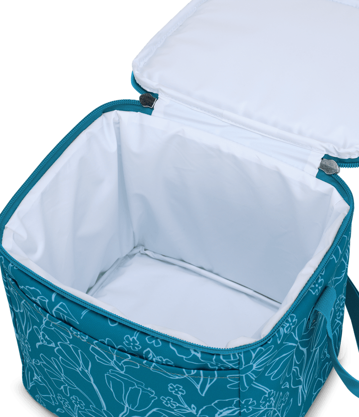 Jansport Super Snack Delightful Daisies Green - Interior