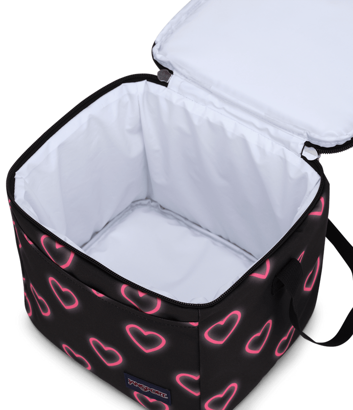 Jansport Super Snack Happy Hearts Black - Interior