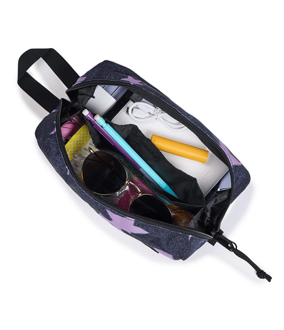 Jansport Perfect Pouch Sprayed Stars Pastel Lilac - Det3