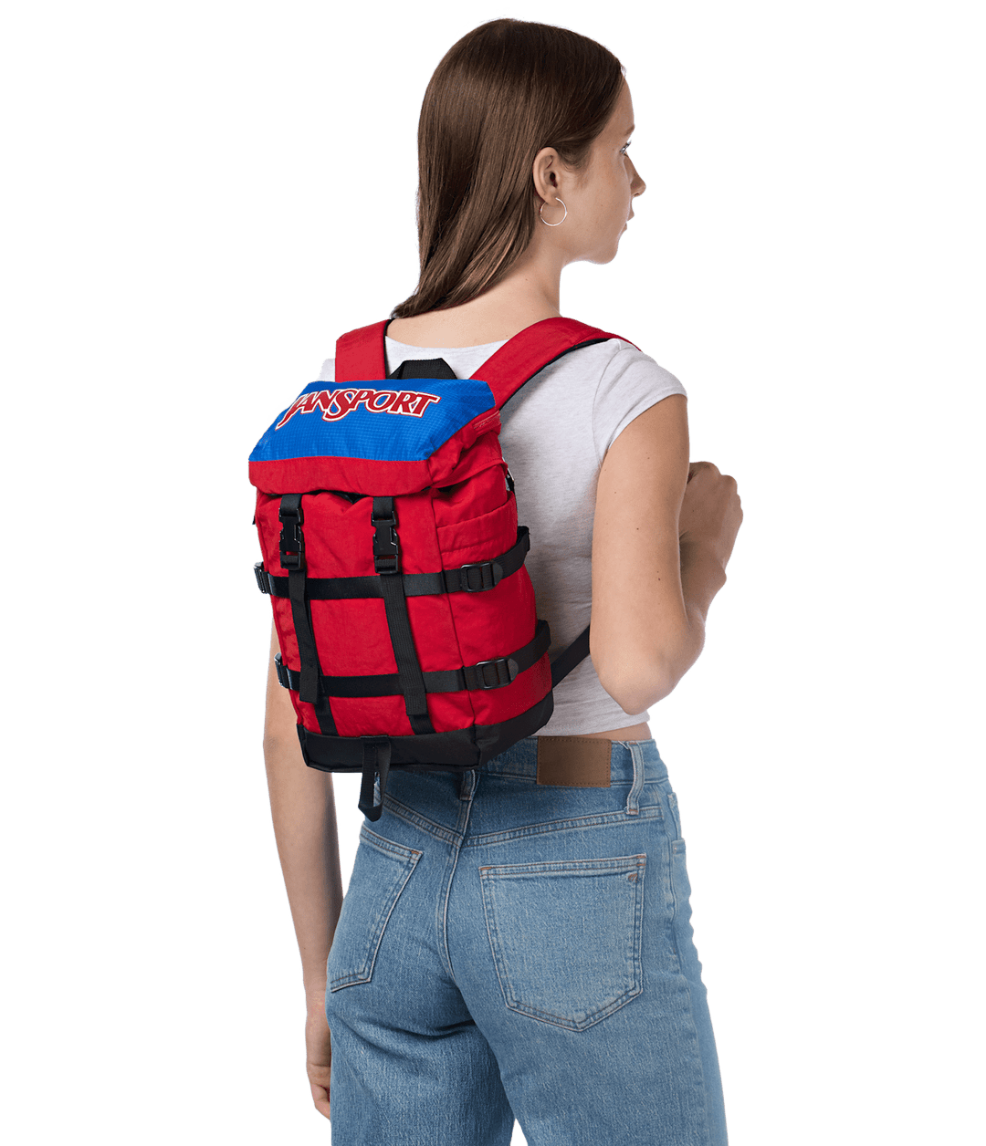 Jansport Mini Skip Pack Red Tape - Model