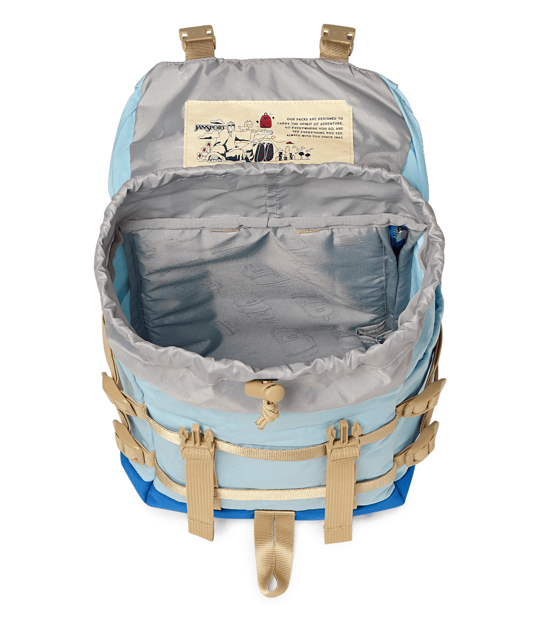 Jansport Mini Skip Sky High Blue - Interior