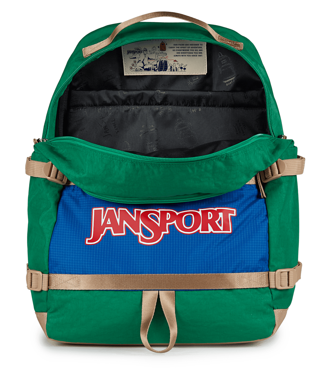 Jansport Small Seattle Pack Jelly Kelly - Interior
