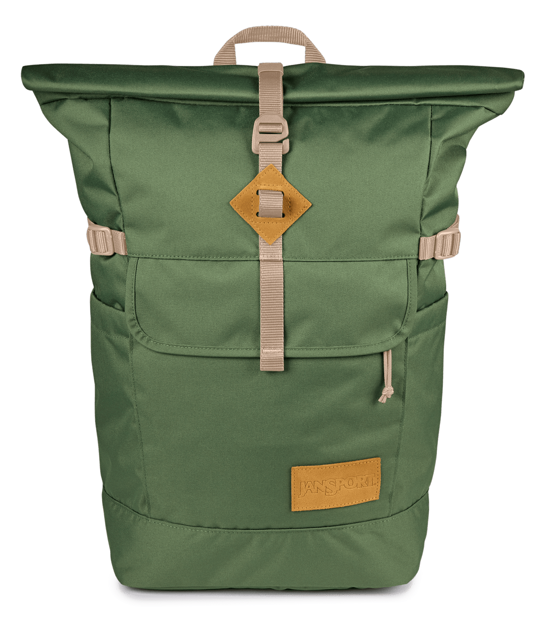 Jansport Hatchet Rolltop Cargo Green - Front