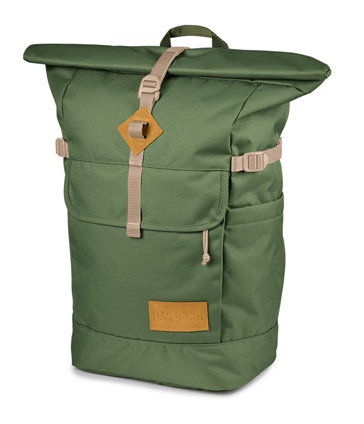 Jansport Hatchet Rolltop Cargo Green - Side