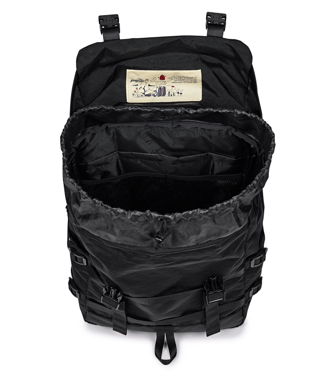 Jansport Skip Pack Black Black - Interior