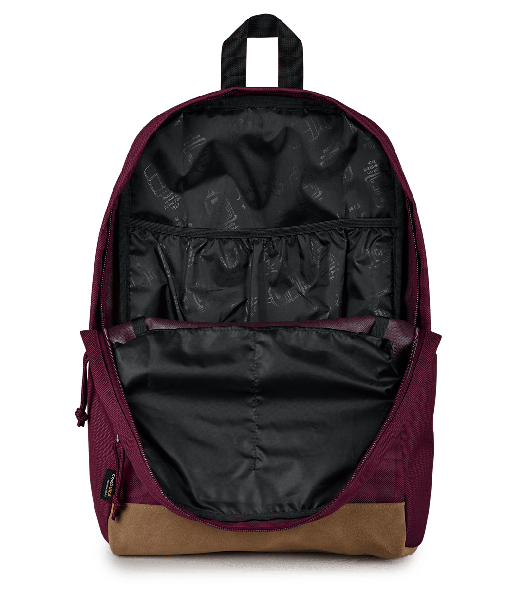 Jansport Right Pack Sleek Cherry Lacquer - Interior