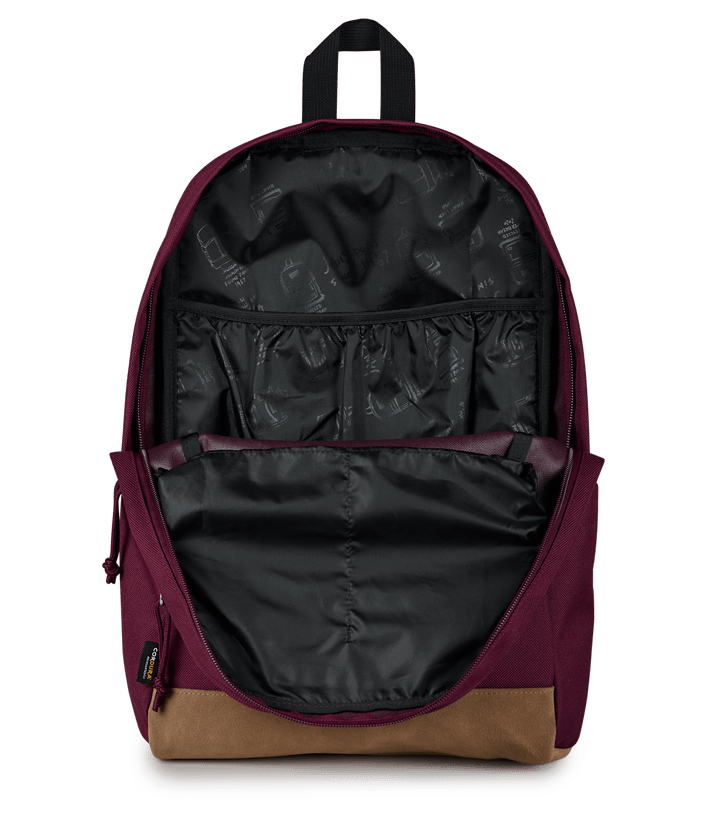 Jansport Right Pack Sleek Cherry Lacquer - Interior
