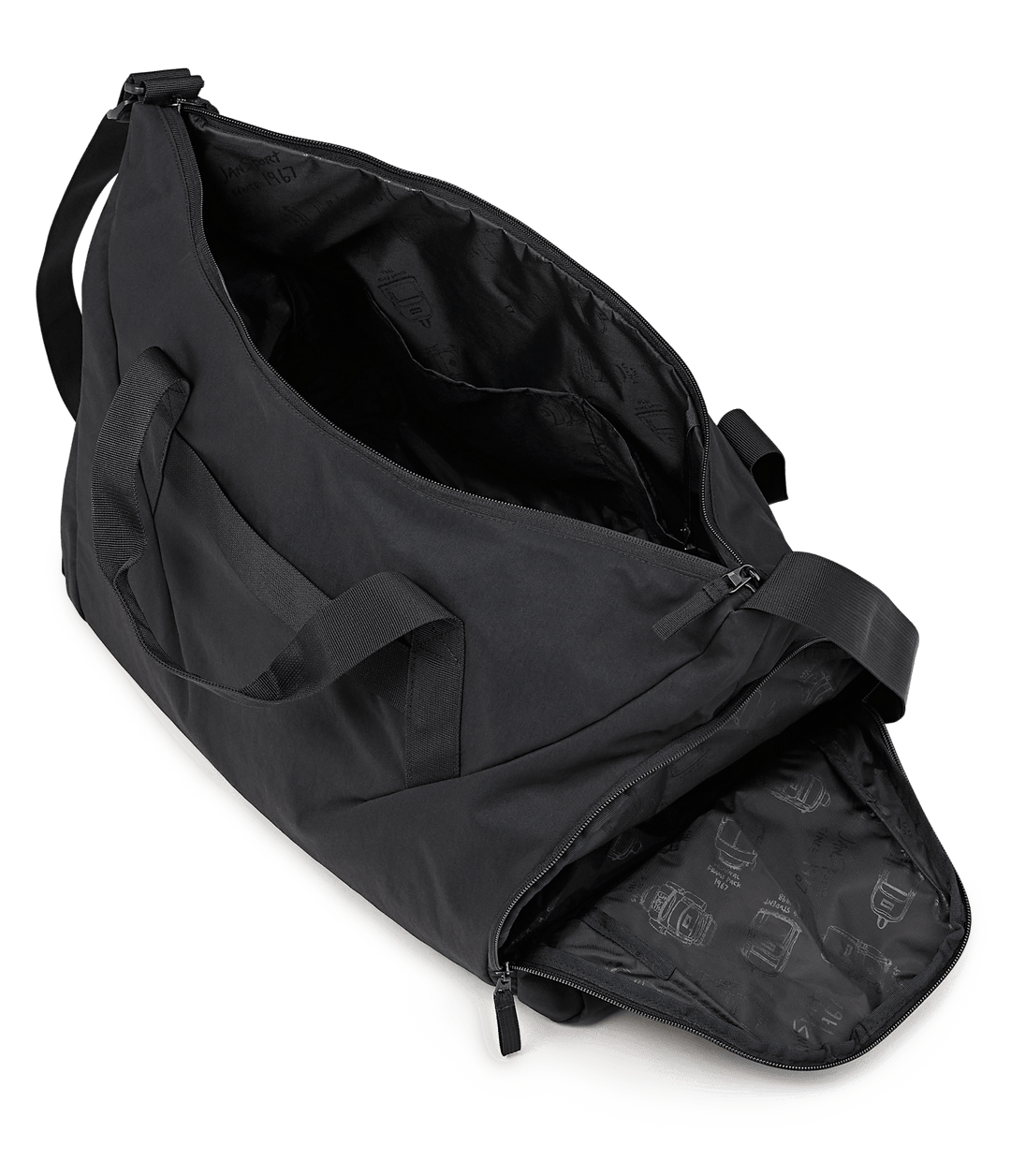 Jansport Recharge Gym Large Soft Nylon Black - Interior