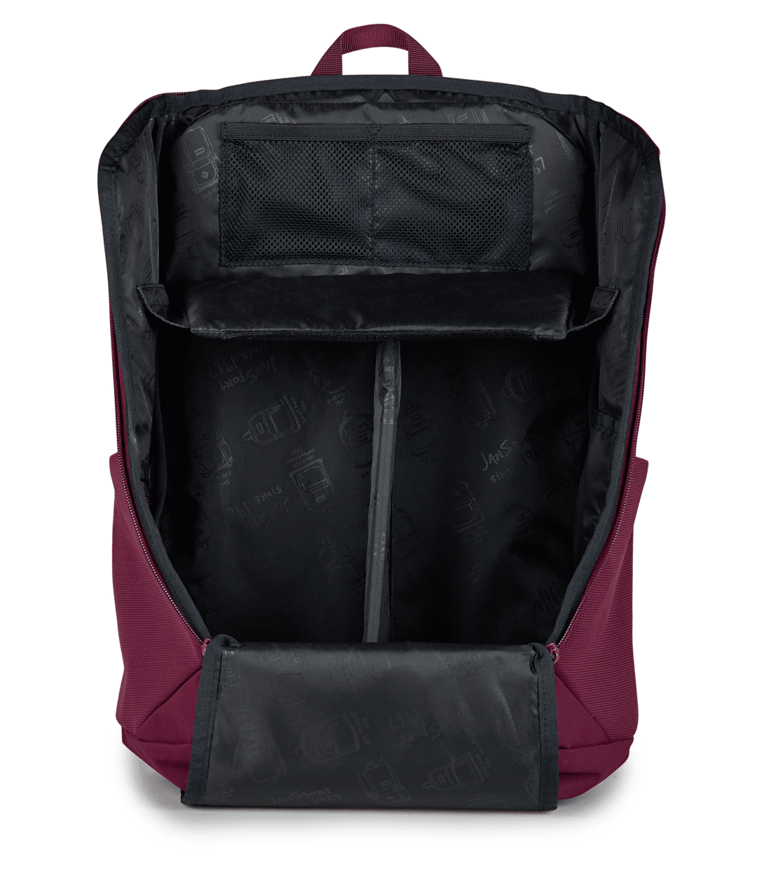 Jansport Recharge Pack Cherry Lacquer - Interior