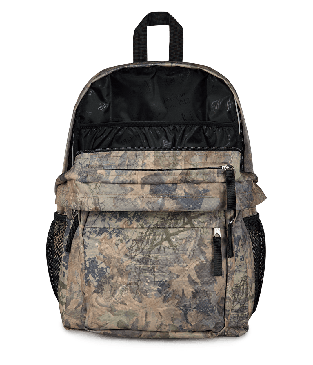 Jansport Big Plans Brown/lt Brn/dk Green - Interior