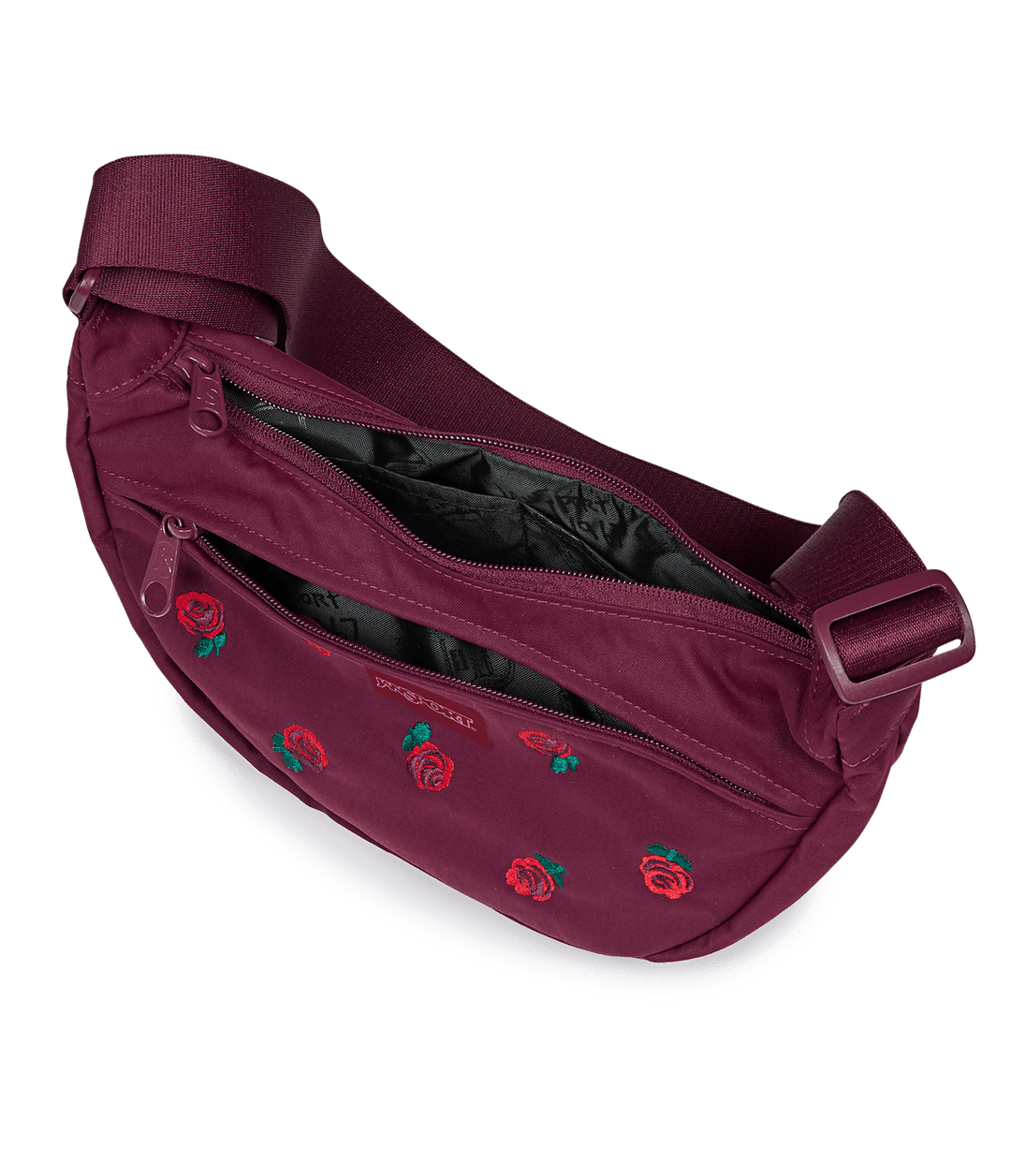 Jansport Unphased Small Fx Just a Rose Embroidery Cherry Lacquer - Interior