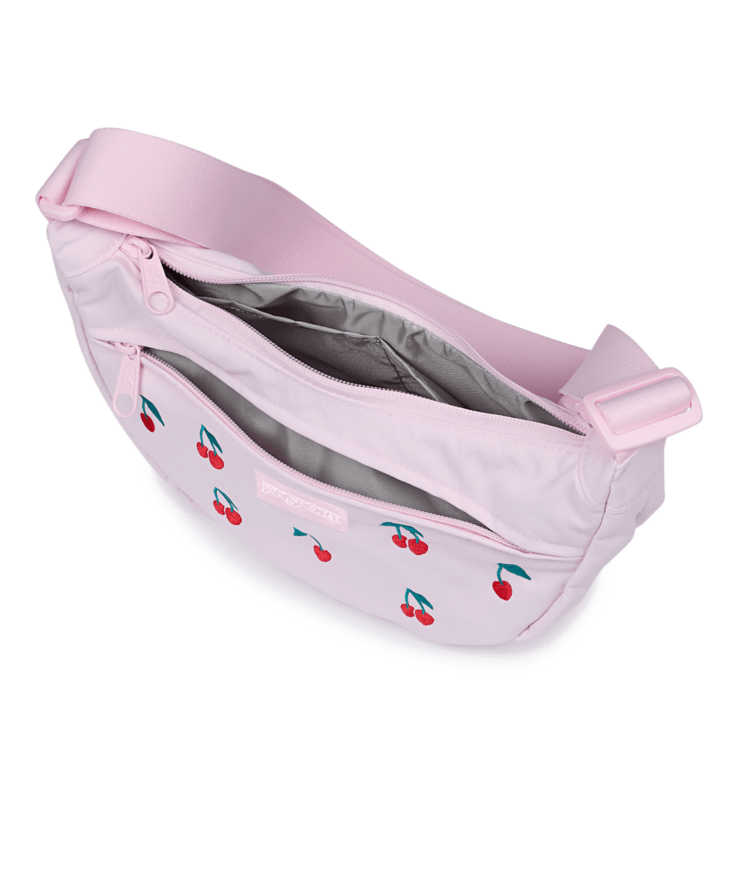 Jansport Unphased Small Fx Pink Ice Cherry Embroidery - Interior