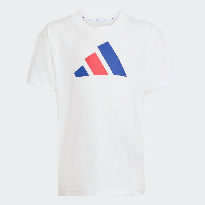 ADIDAS NIÑO TSHIRT LK BL 160 WHT/ROYBLU/PURRUB