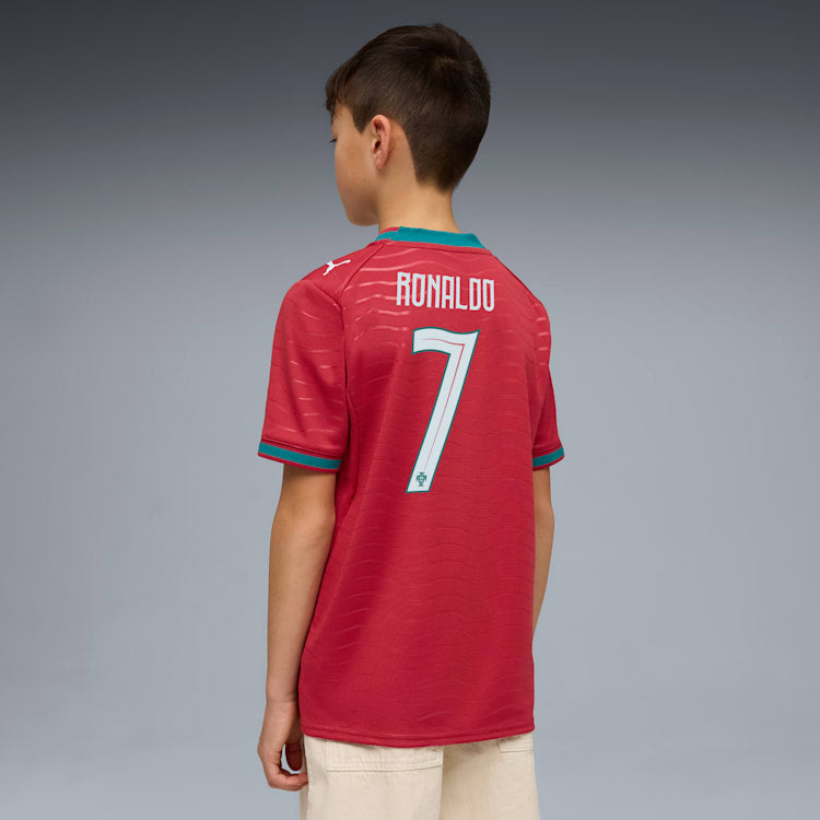 PUMA NIÑO TSHIRT FPF HOME REPLICA JR. RONALDO RED