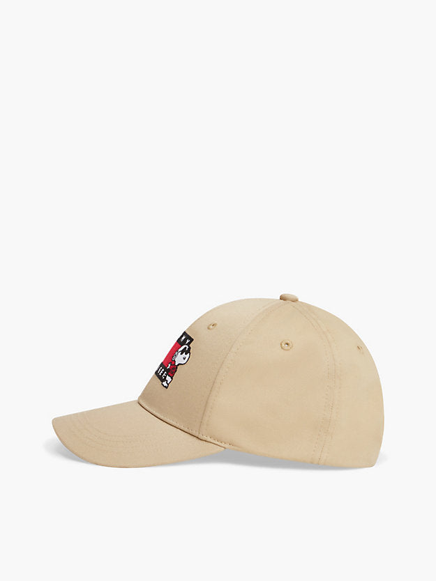 TOMMY HILFIGER GORRA PEANUTS FLAG LOGO CAMEL