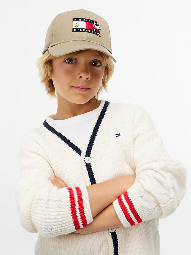 TOMMY HILFIGER GORRA PEANUTS FLAG LOGO CAMEL