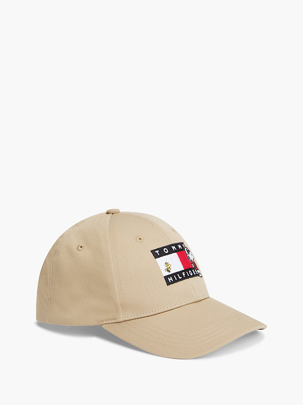 TOMMY HILFIGER GORRA PEANUTS FLAG LOGO CAMEL
