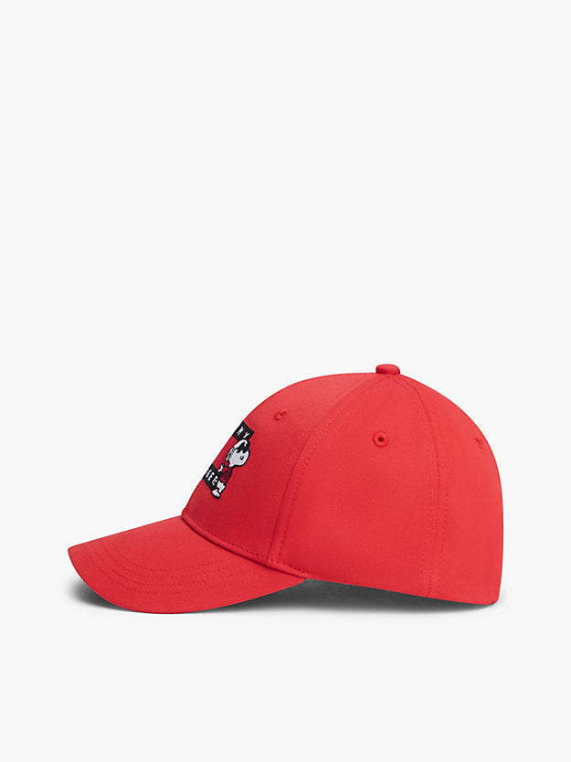 TOMMY HILFIGER GORRA PEANUTS FLAG LOGO RED GLARE