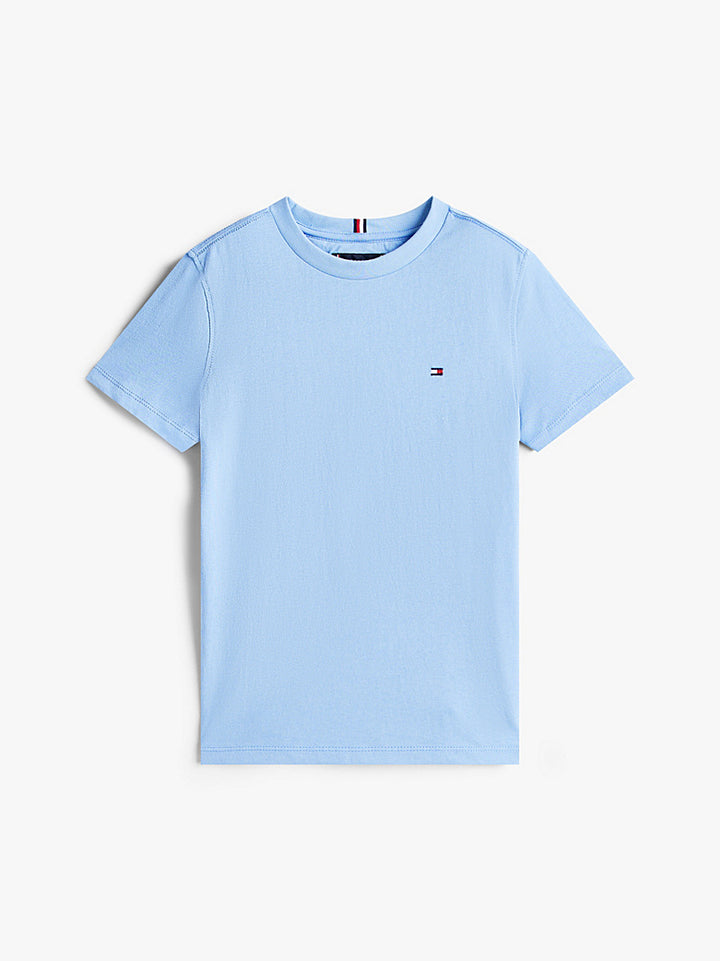 TOMMY HILFIGER NIÑO TSHIRT ESSENTIAL COTTON REG FIT CLOUDY BLUE