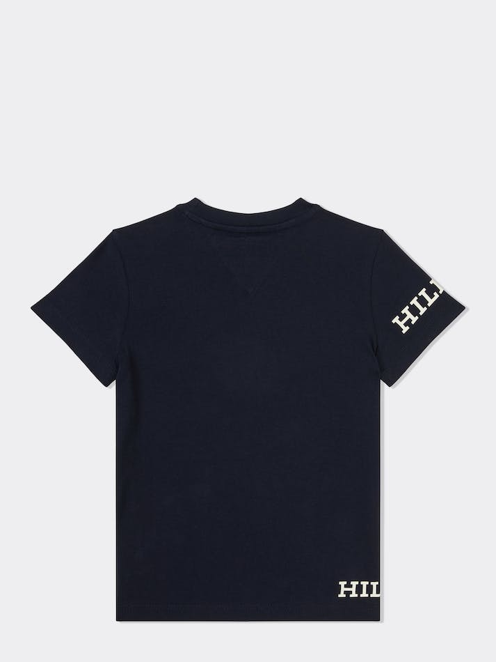 TOMMY HILFIGER NIÑO TSHIRT AI MONOTYPE MULTIPLACEMENT BLUE