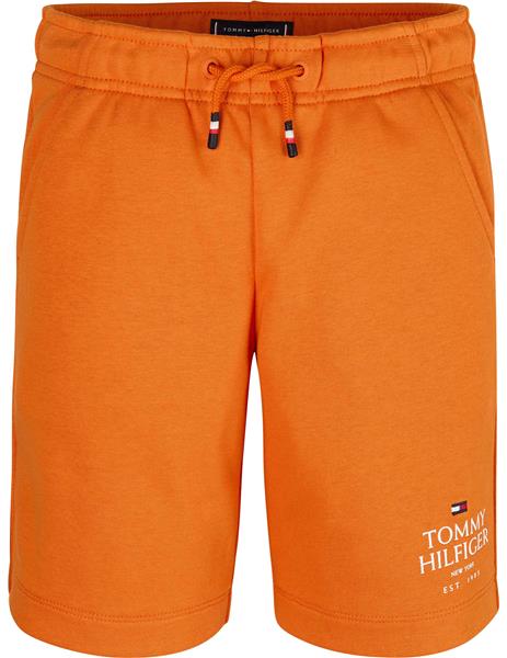 Tommy Hilfiger Short Th Logo Puff Print Orange Thunder para Niño