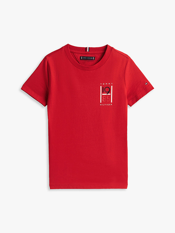 TOMMY HILFIGER NIÑO TSHIRT TH GRAPHIC REG PRIMARY RED