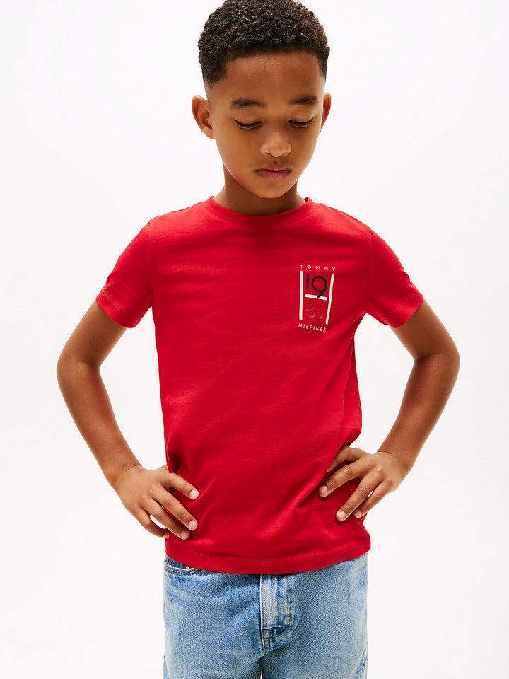 TOMMY HILFIGER NIÑO TSHIRT TH GRAPHIC REG PRIMARY RED