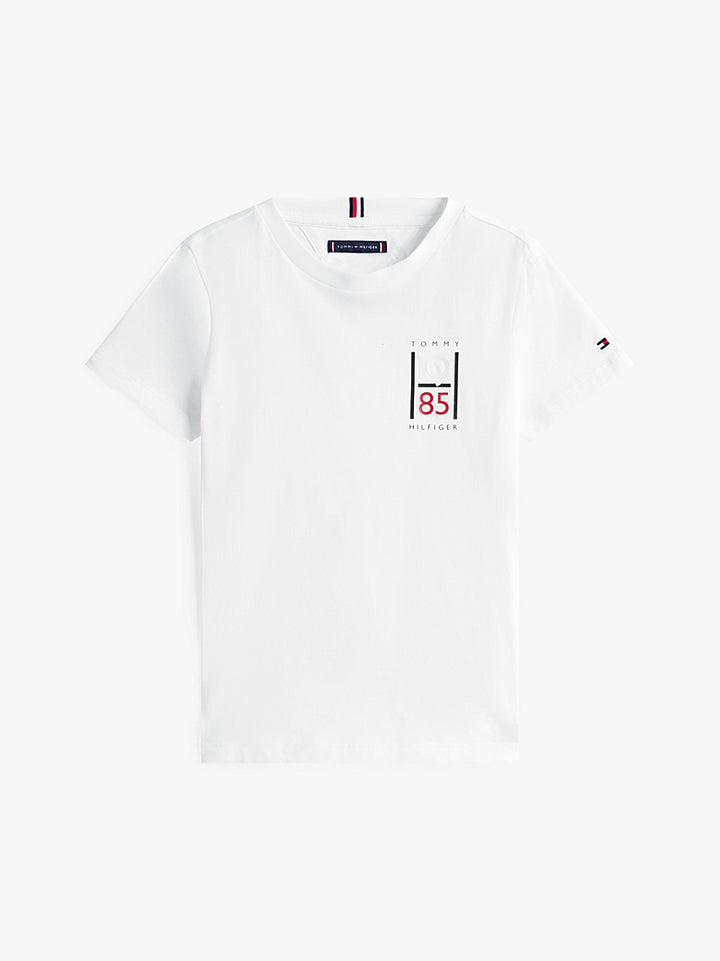 TOMMY HILFIGER NIÑO TSHIRT TH GRAPHIC REG WHITE