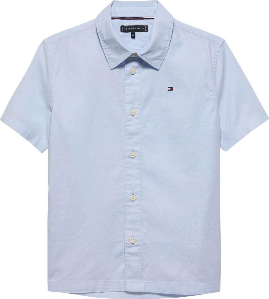 Tommy Hilfiger Camisa Stretch Oxford Sweet Blue para Niño