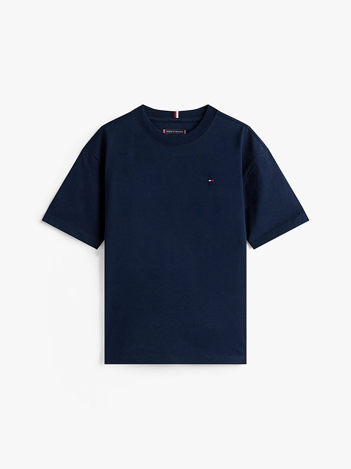 TOMMY HILFIGER NIÑO TSHIRT ESSENTIAL ARCHIVE FIT DARK NIGHT NAVY