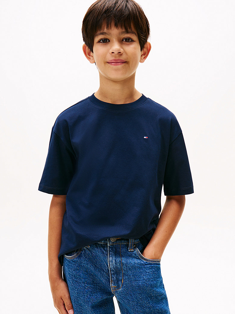 TOMMY HILFIGER NIÑO TSHIRT ESSENTIAL ARCHIVE FIT DARK NIGHT NAVY