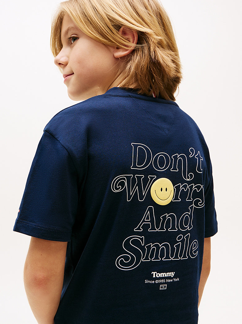 TOMMY HILFIGER NIÑO TSHIRT FUN GRAPHIC DARK NIGHT NAVY