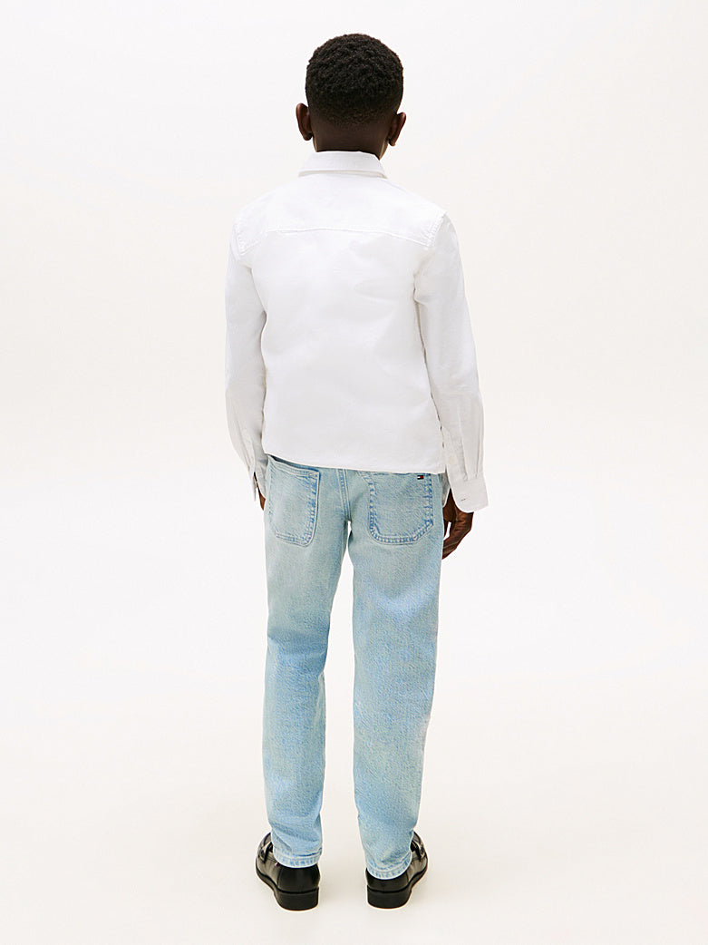 TOMMY HILFIGER NIÑO JEAN MODERN STRAIGHT BLEACH DENIM