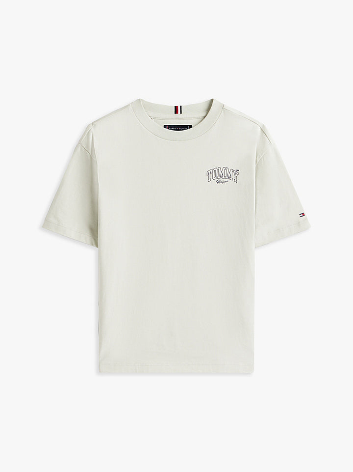 TOMMY HILFIGER NIÑO TSHIRT VARSITY GRAPHIC PRINT MISTY SAGE