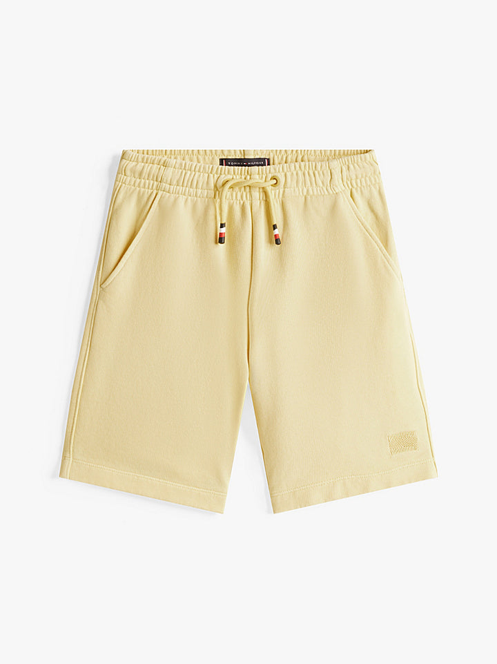 TOMMY HILFIGER NIÑO SHORT TONAL FLAG CITRONELLA